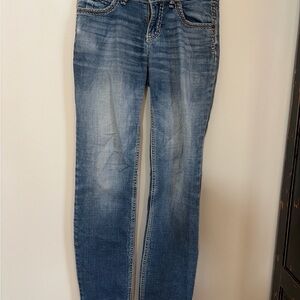 Wrangler Women's Faded Blue Skinny Jeans